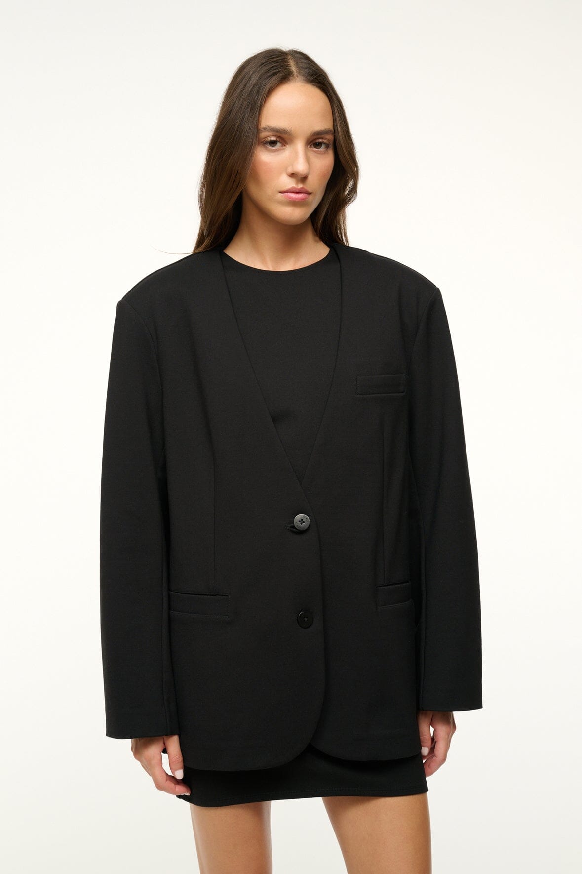 Image BLAKE BLAZER | BLACK 1 of 6 and Clicking this image will trigger a zoom pop-up