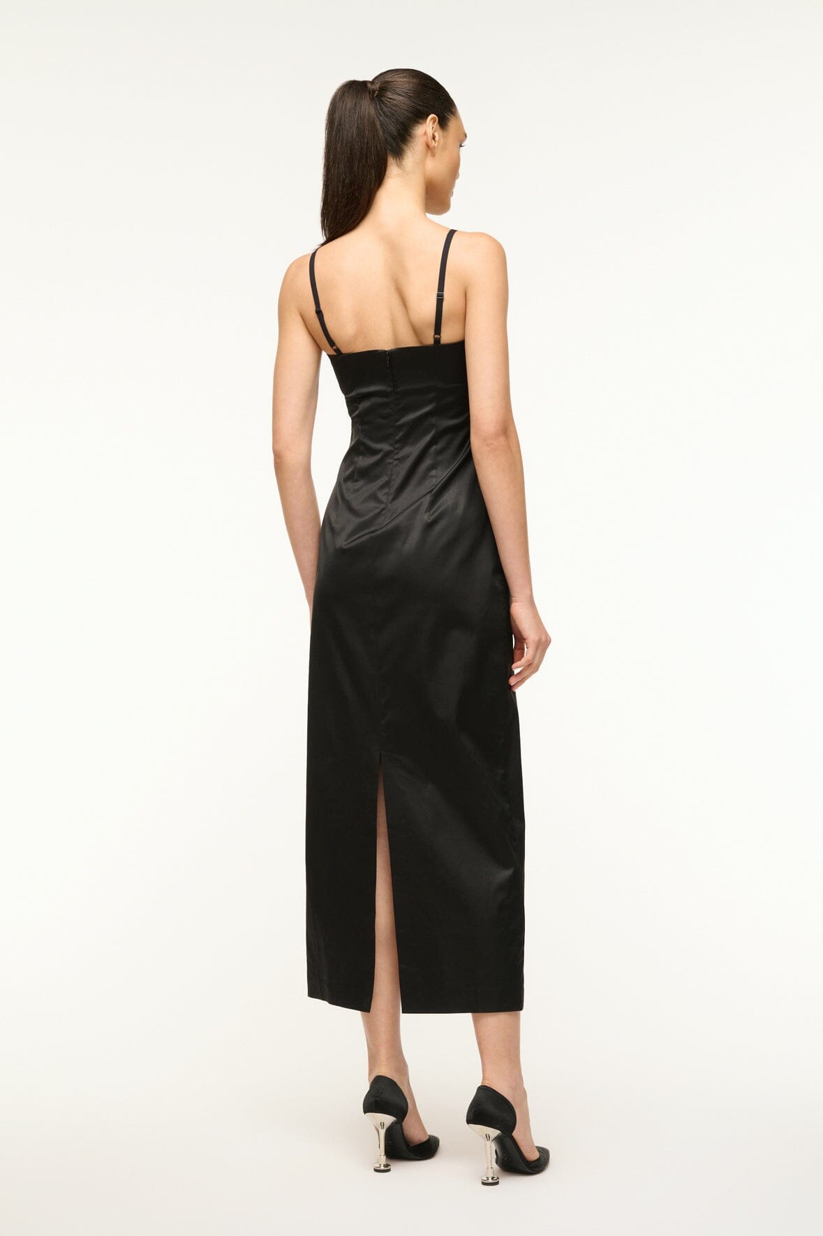 Image CAROL DRESS | BLACK 4 of 5 and Clicking this image will trigger a zoom pop-up