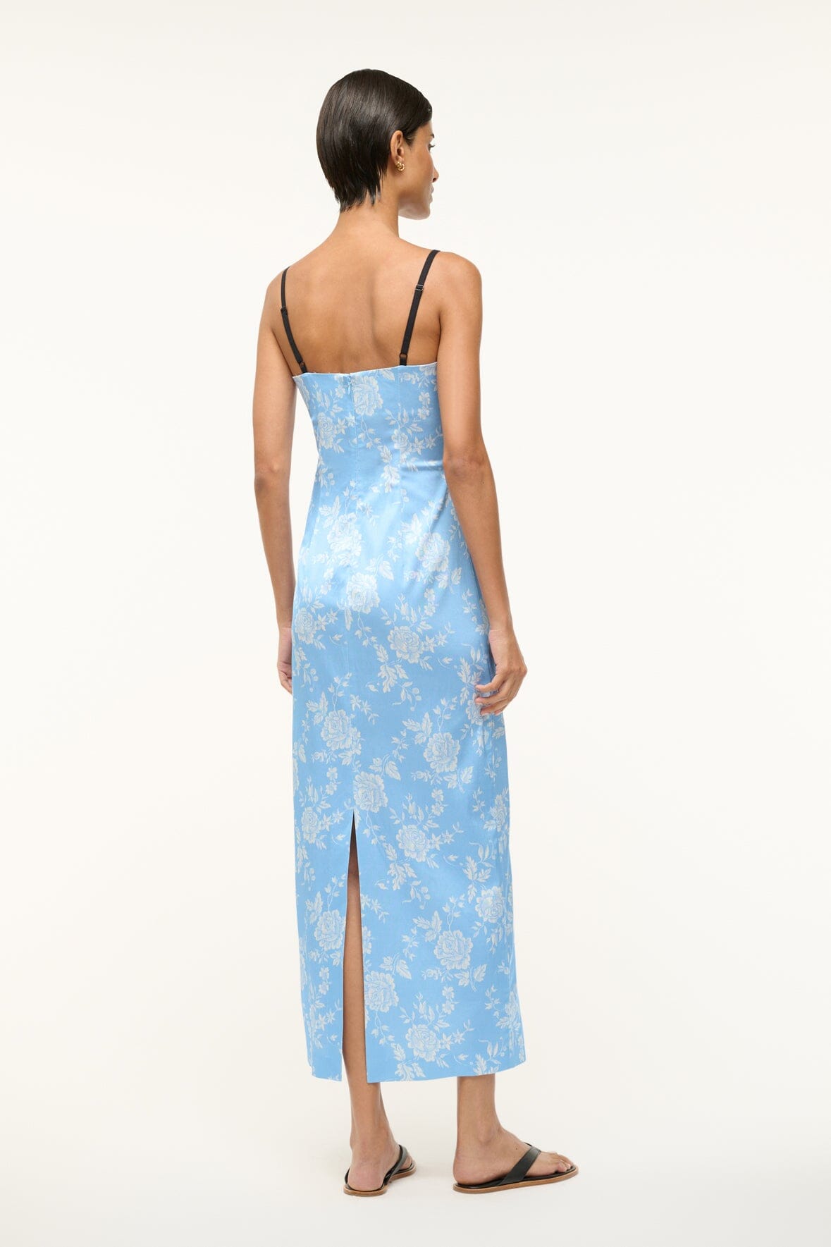 Image CAROL DRESS | BLUE ROSE 3 of 5 and Clicking this image will trigger a zoom pop-up