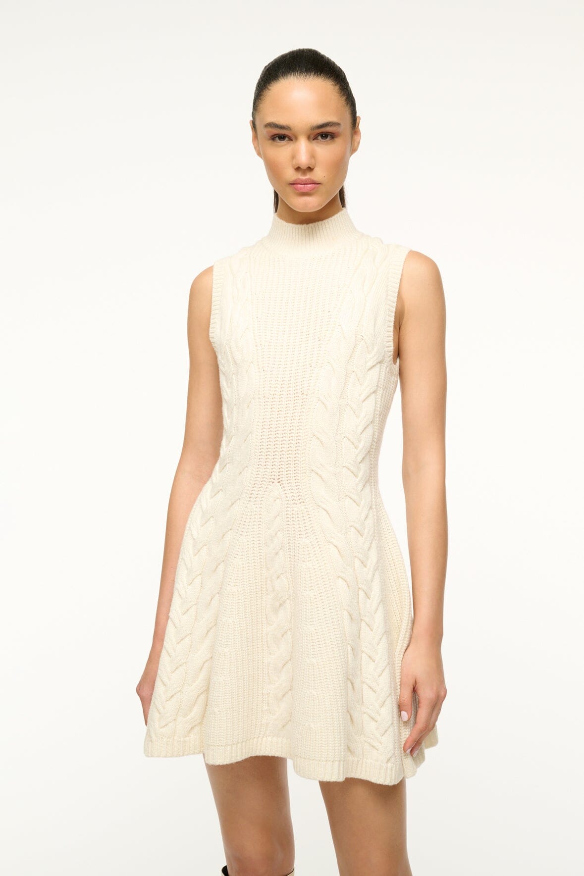 Image CHARADE DRESS | IVORY 2 of 5 and Clicking this image will trigger a zoom pop-up