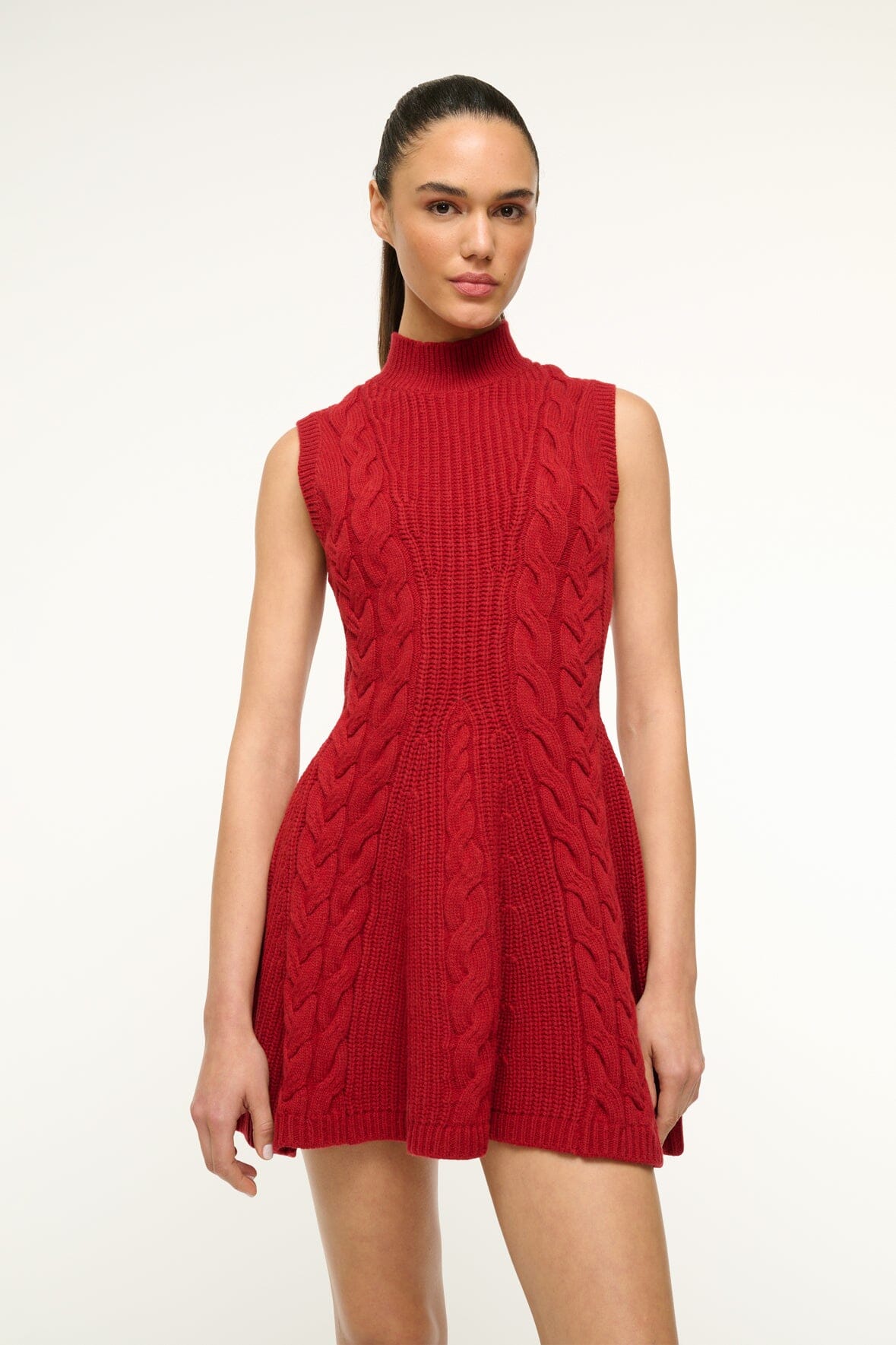 Image CHARADE DRESS | ROUGE 2 of 5 and Clicking this image will trigger a zoom pop-up