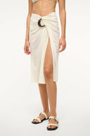 Image CHIARA COVERUP SKIRT | WHITE 2 of 4