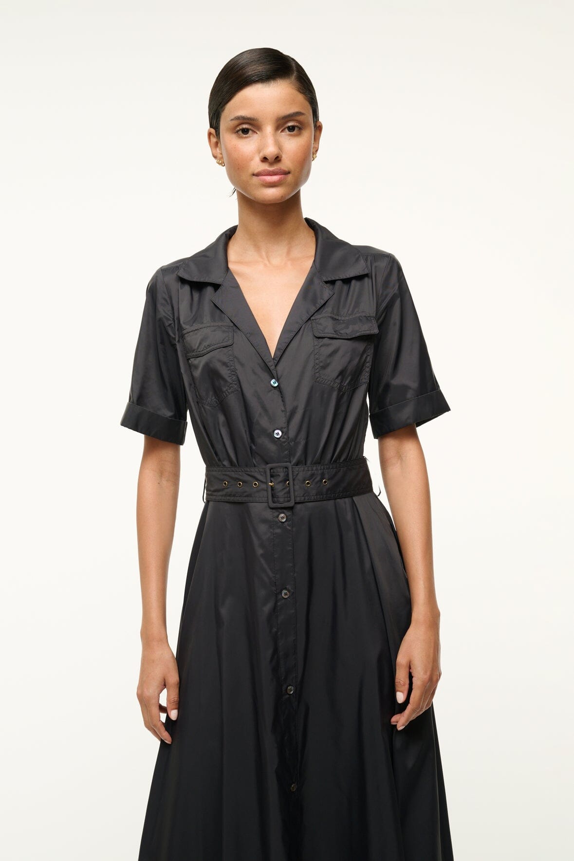 Image MILLIE DRESS | BLACK 3 of 5 and Clicking this image will trigger a zoom pop-up