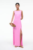 COSTA LINEN DRESS | ORCHID