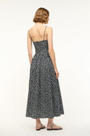 Image DENA DRESS | BLACK WOODBLOCK FLORAL 4 of 6