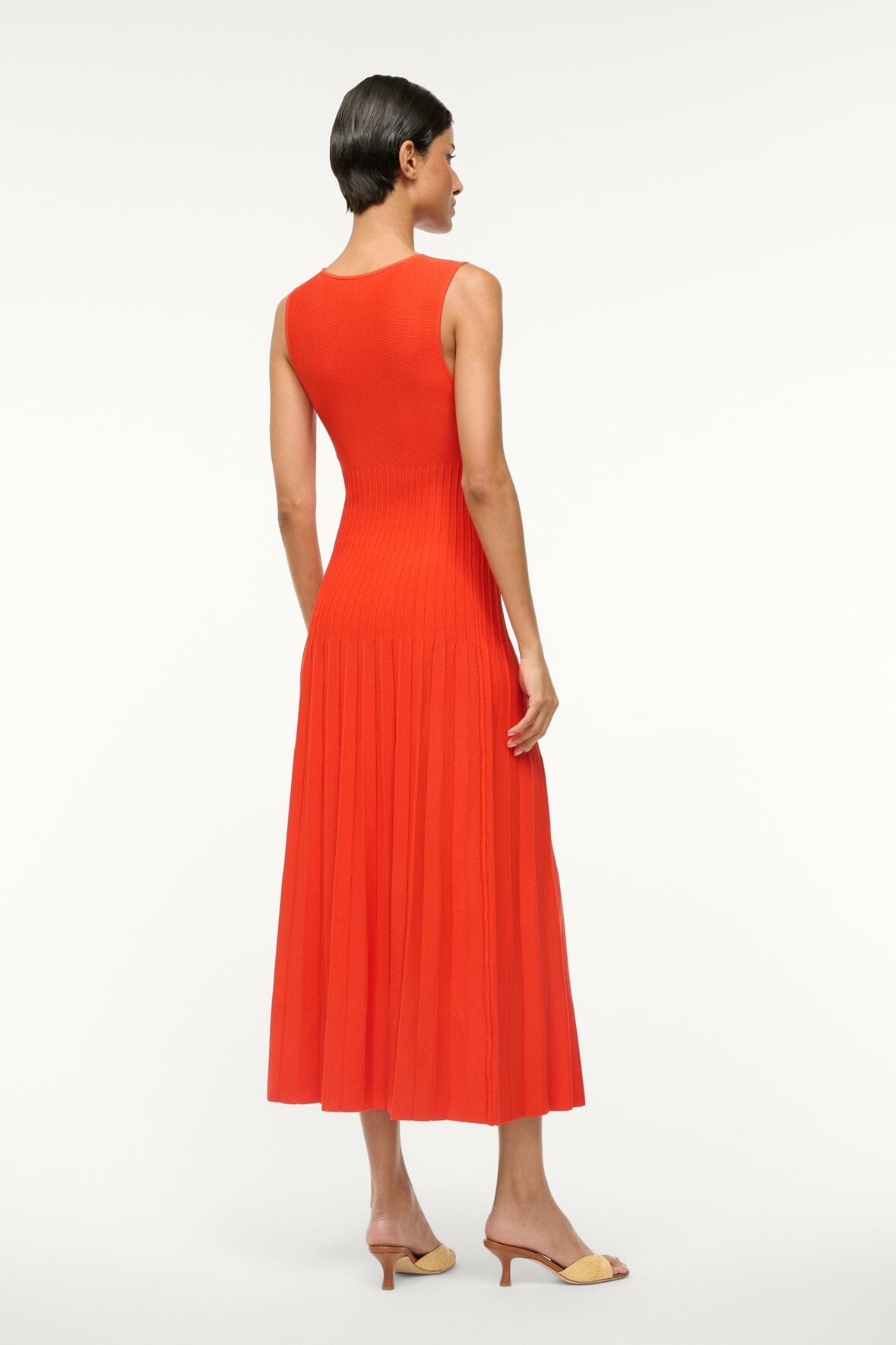 Image ELYSE DRESS | CAYENNE 4 of 6 and Clicking this image will trigger a zoom pop-up