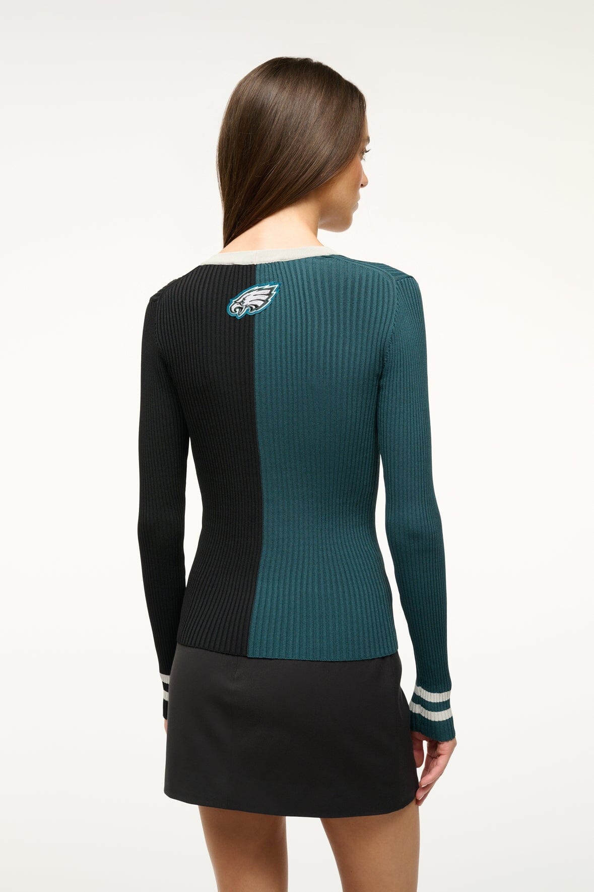 Image THE STAUD NFL CARGO SWEATER | PHILADELPHIA EAGLES 4 of 6 and Clicking this image will trigger a zoom pop-up