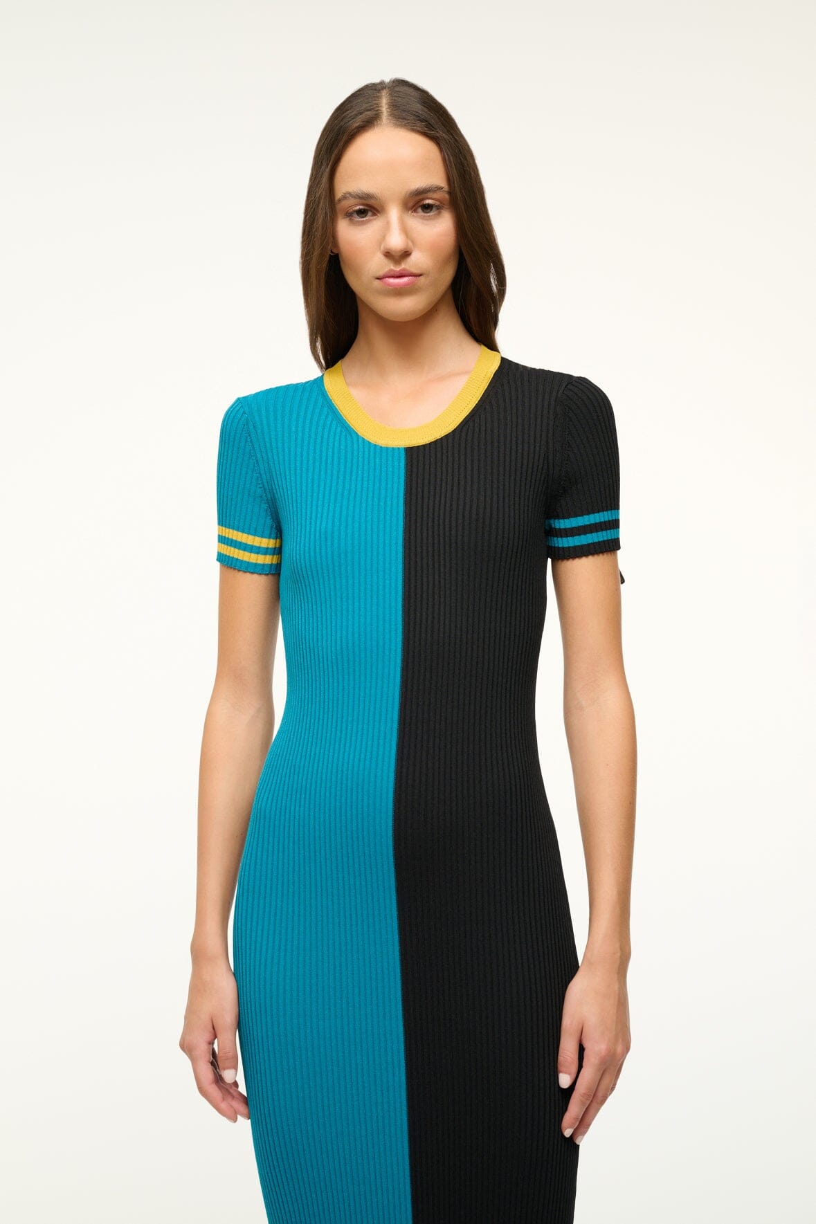 Image THE STAUD NFL COLLEEN DRESS | JAGUARS 3 of 7 and Clicking this image will trigger a zoom pop-up