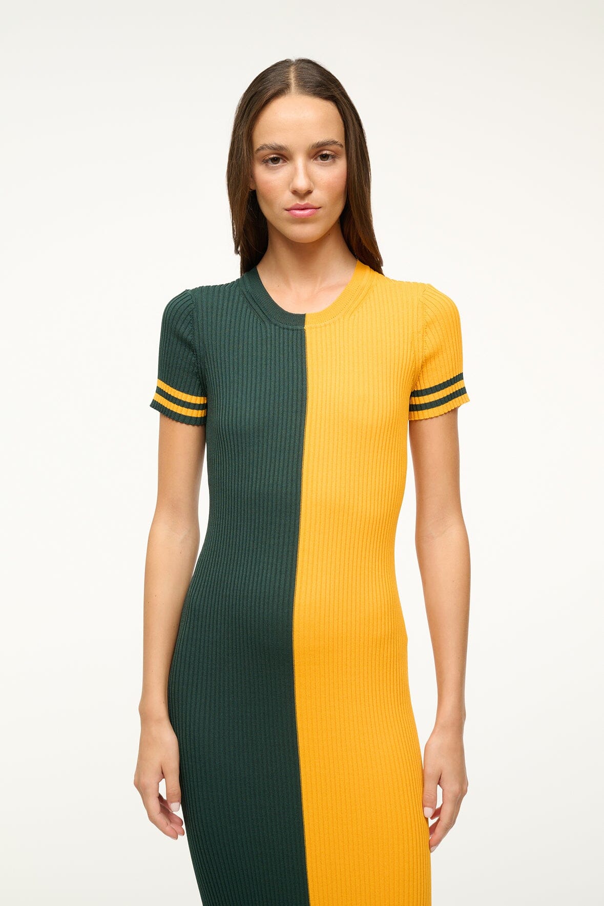 Image THE STAUD NFL COLLEEN DRESS | PACKERS 3 of 7 and Clicking this image will trigger a zoom pop-up