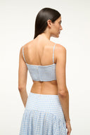 Image FEDERICO TANK | SKY GINGHAM 3 of 4