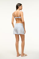 Image GABI COVERUP SHORT | SKY GINGHAM 5 of 7