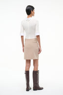 GEO MINI DRESS | BARLEY IVORY