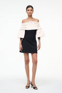 Image HARPER DRESS | BLACK IVORY 5 of 6