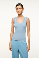 Image JULIETTE TOP | SLATE BLUE 1 of 4