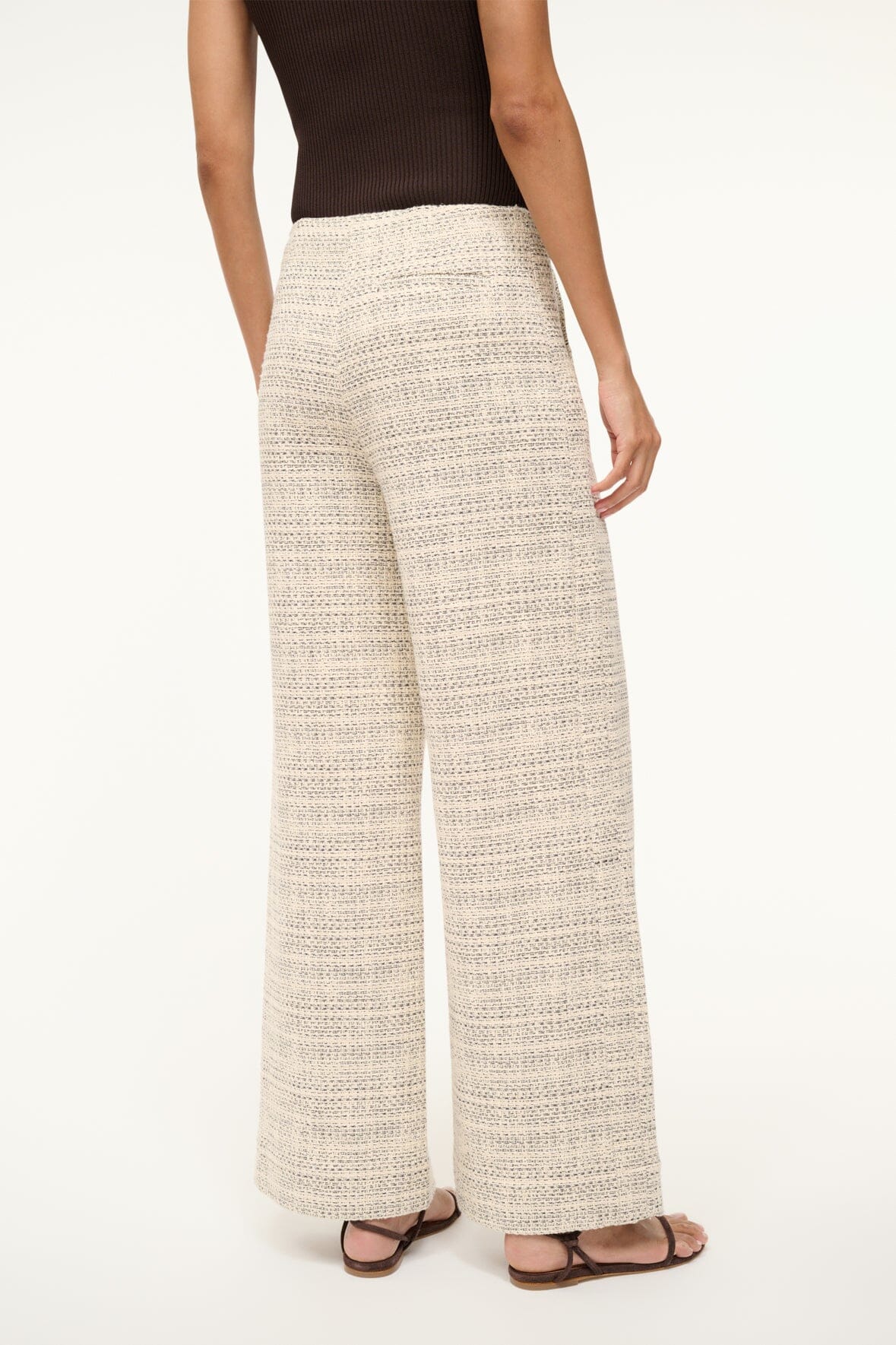 Image LILIA PANT | IVORY MULTI 4 of 6 and Clicking this image will trigger a zoom pop-up