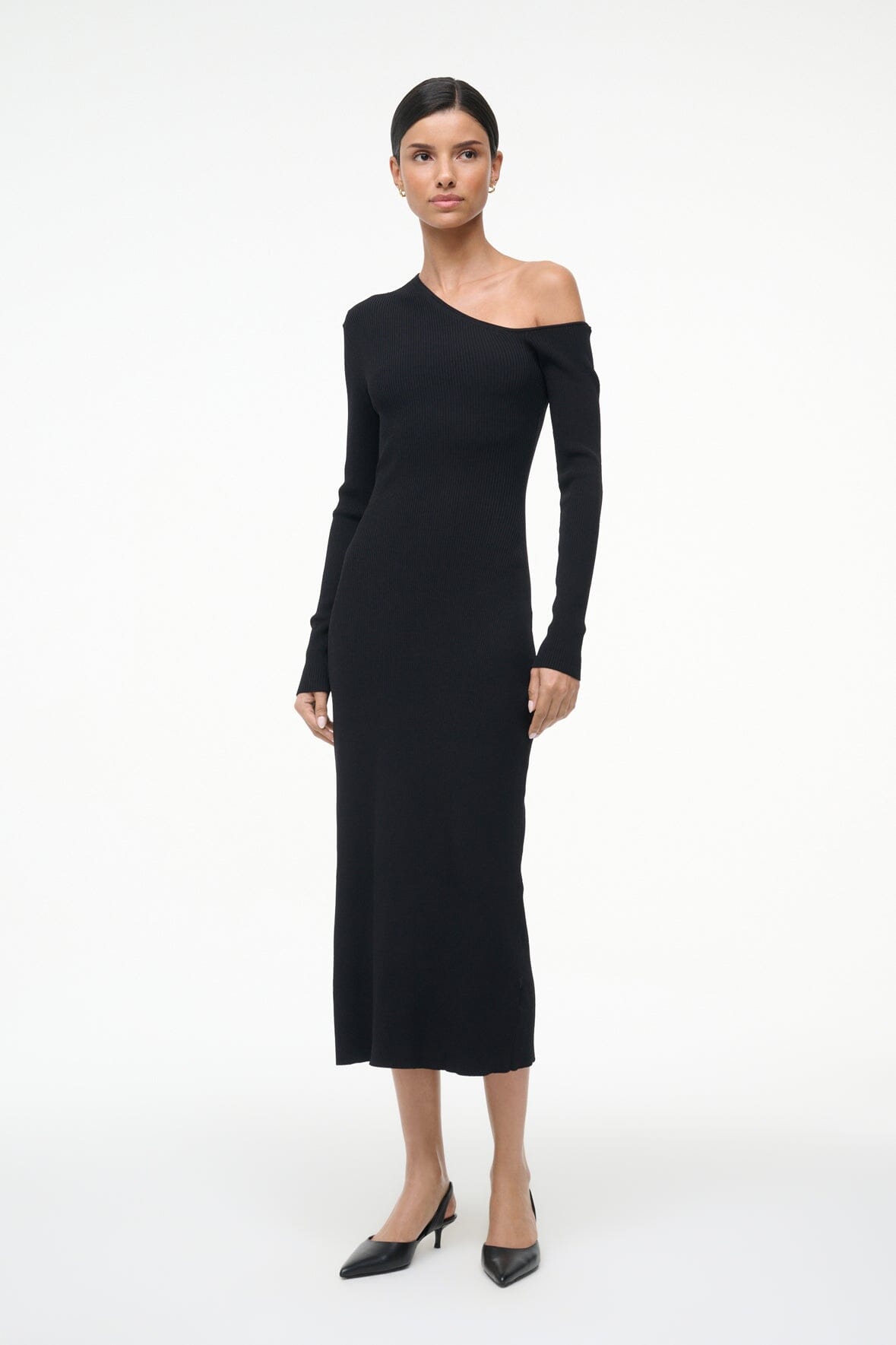 Image LOIS DRESS | BLACK 3 of 6 and Clicking this image will trigger a zoom pop-up