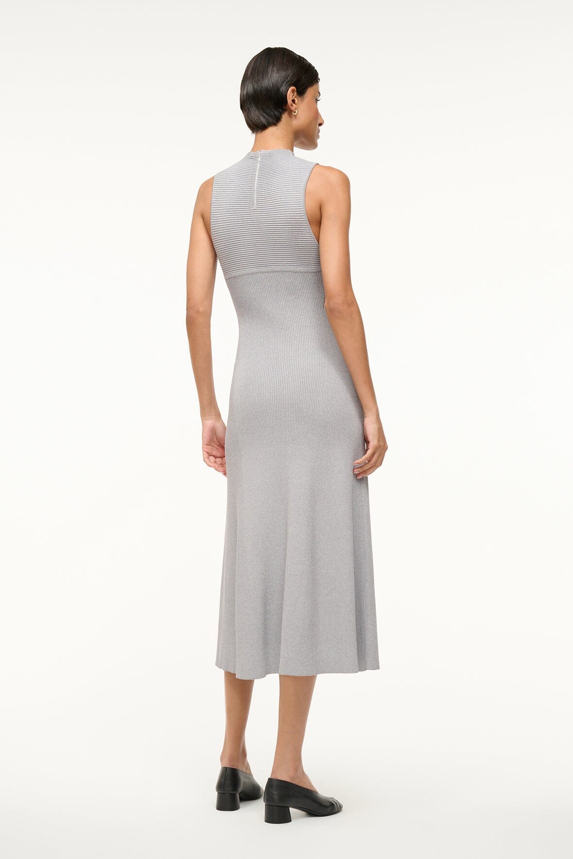 Image MALACHITE DRESS | SPECKLE GREY 3 of 6 and Clicking this image will trigger a zoom pop-up