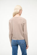 CUSTOM STAUD x C.BONZ MIDNIGHT CASHMERE CARDIGAN | STONE