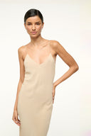 Image MILNER SILK SLIP DRESS | STONE 4 of 5