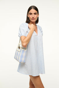 MINI SHIRLEY BAG | SKY GINGHAM