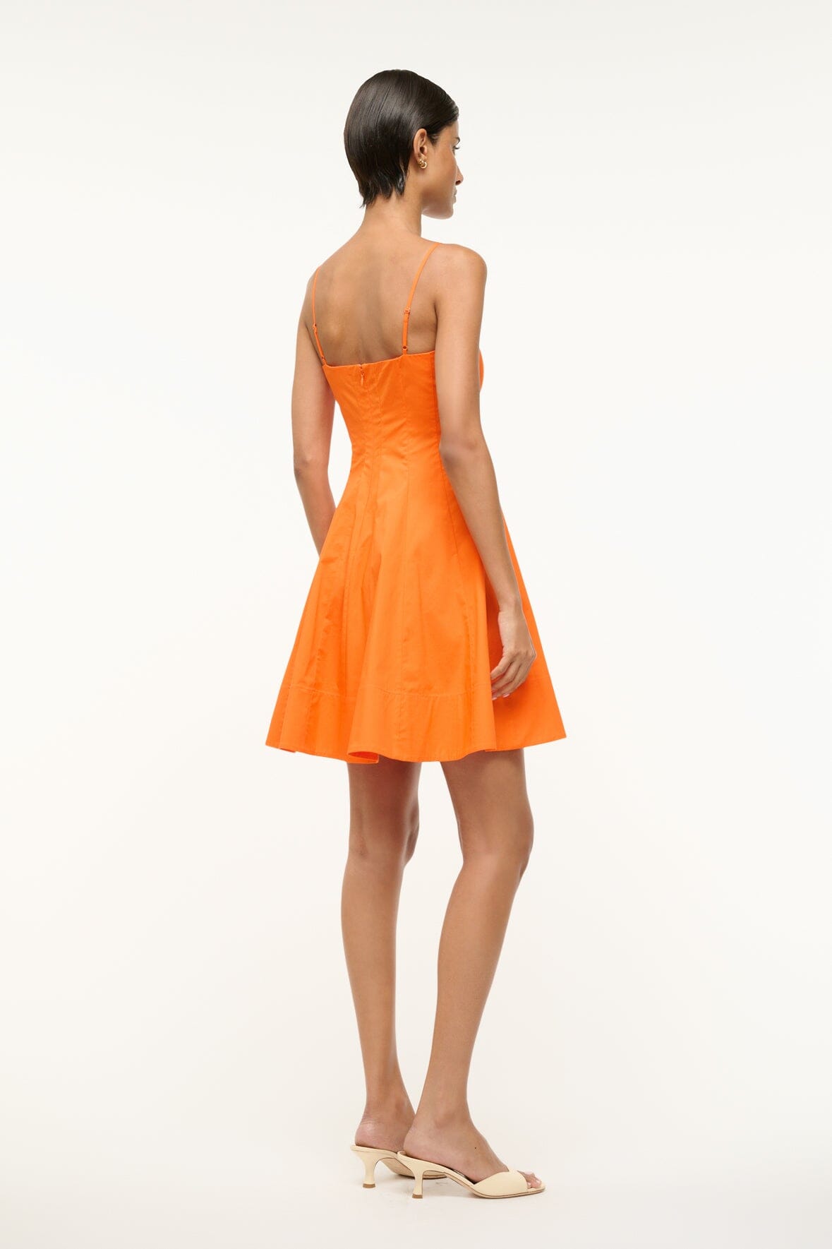 Image WYLIE MINI DRESS | APRICOT 2 of 4 and Clicking this image will trigger a zoom pop-up