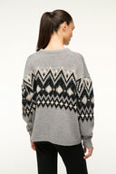 Image MORITZ SWEATER | HEATHER GREY MULTI FAIRISLE 3 of 4