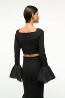 PAIGE CROPPED TOP | BLACK