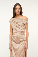 Image PHARE SILK DRESS | BIRCH 2 of 4