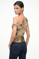 Image PHARE SILK TOP | VINTAGE FLORAL 3 of 6