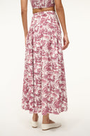 Image PROCIDA SKIRT | BORDEAUX TOILE 4 of 6