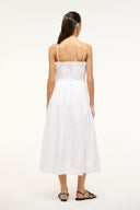 MIDI BELLA DRESS | WHITE