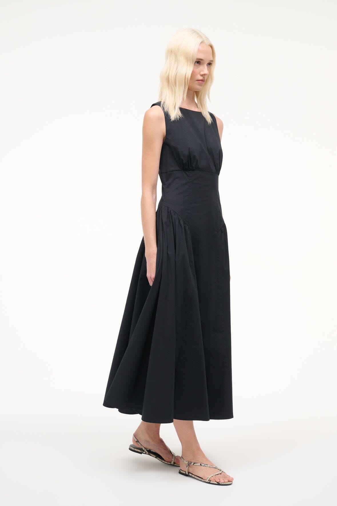 STAUD, Gwen Dress in Black, Size 8