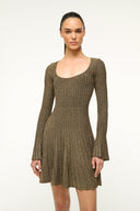 Image RAQUEL DRESS | METALLIC GOLD 2 of 5