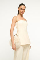 Image ROMEO FAUX FUR BAG | CREAM 6 of 7