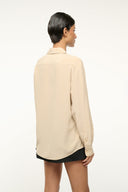 ROXBURY SILK SHIRT | STONE