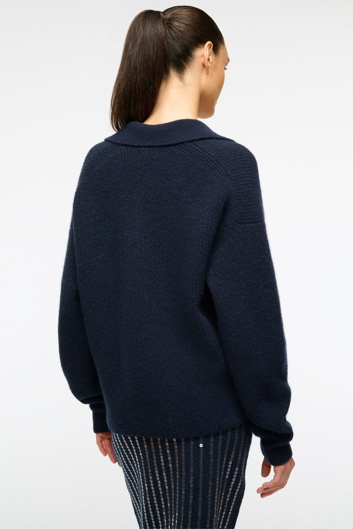 Image RUSTON SWEATER | NAVY 3 of 4 and Clicking this image will trigger a zoom pop-up