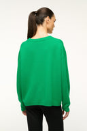 Image SERRANO CASHMERE RELAXED CREW | CLOVER 3 of 4