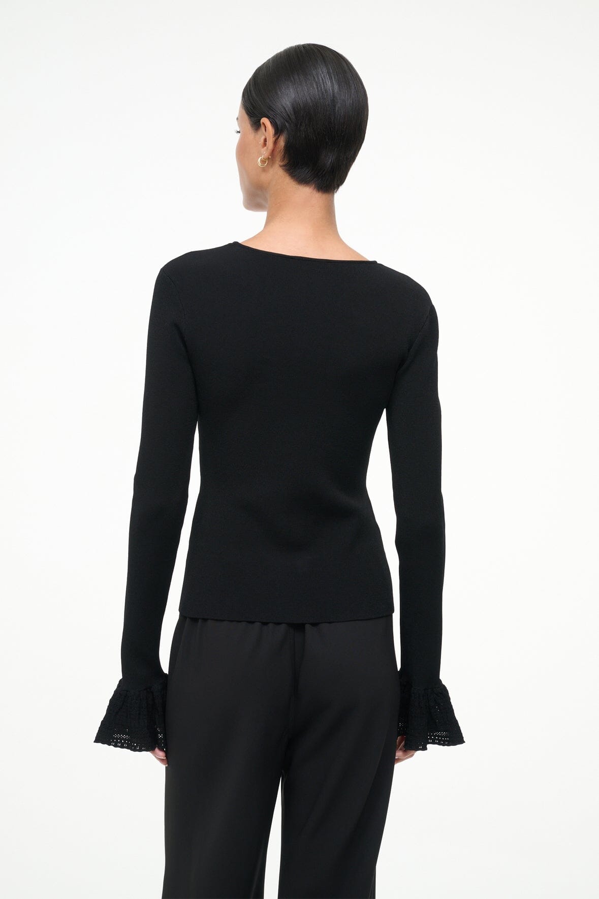 Image SHELLEY TOP | BLACK 3 of 4 and Clicking this image will trigger a zoom pop-up
