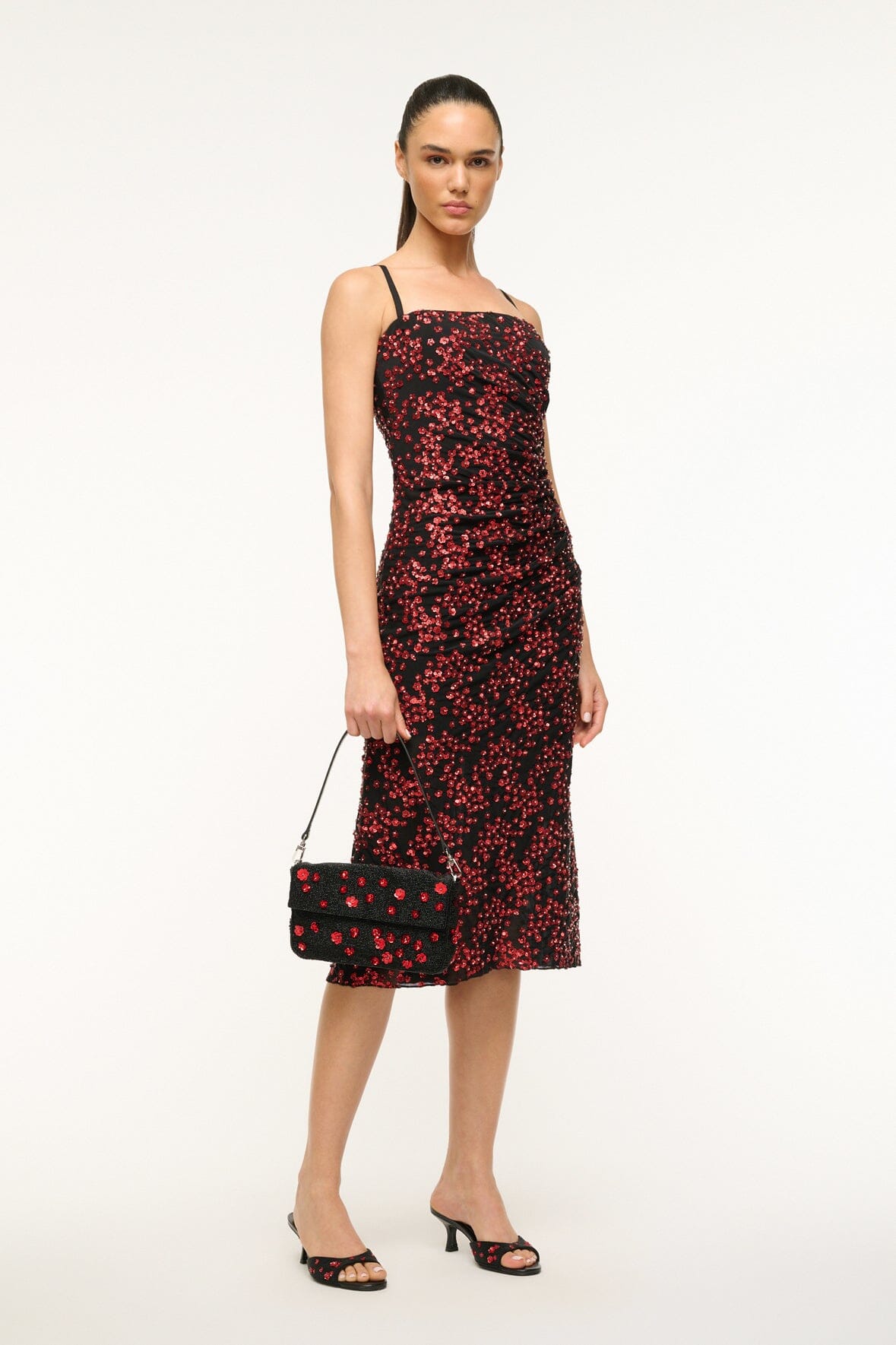 Image FLORENTINA DRESS | POPPY 1 of 7 and Clicking this image will trigger a zoom pop-up