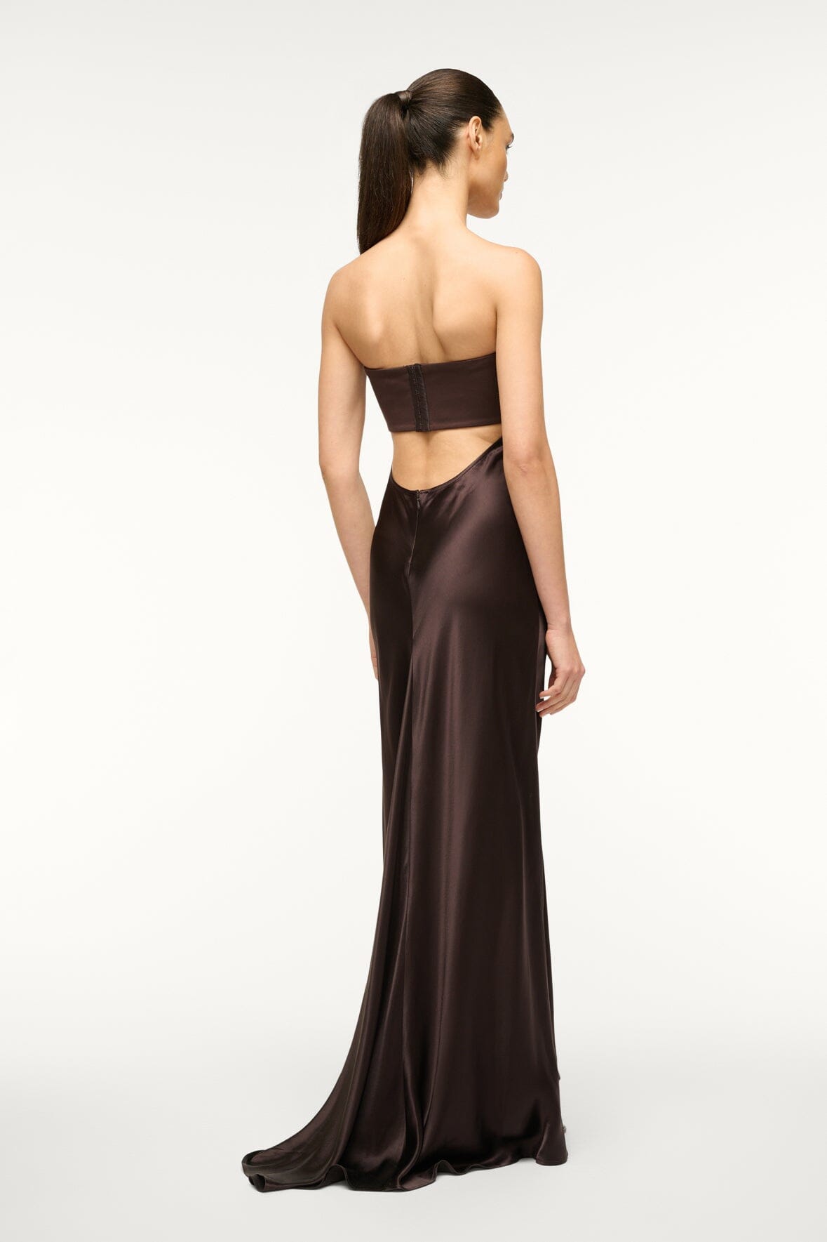 Image WAYFARING DRESS | DARK CHOCOLATE 4 of 5 and Clicking this image will trigger a zoom pop-up