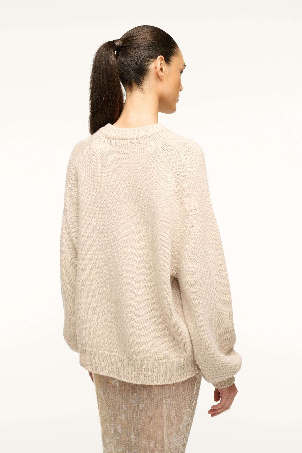 Image WILSON SWEATER | OATMEAL 3 of 4 and Clicking this image will trigger a zoom pop-up