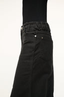 Image STAUD + WRANGLER THE MAXI SKIRT | BLACK 4 of 5