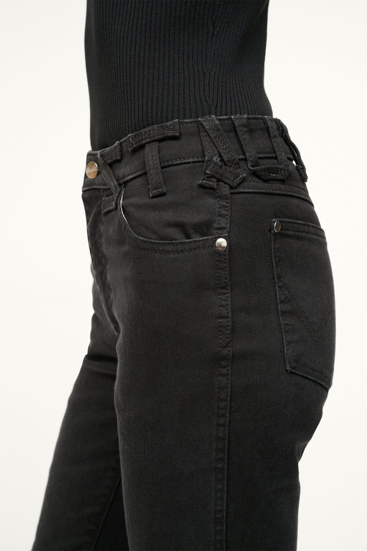 Image STAUD + WRANGLER THE MUST JEAN | BLACK 6 of 7 and Clicking this image will trigger a zoom pop-up