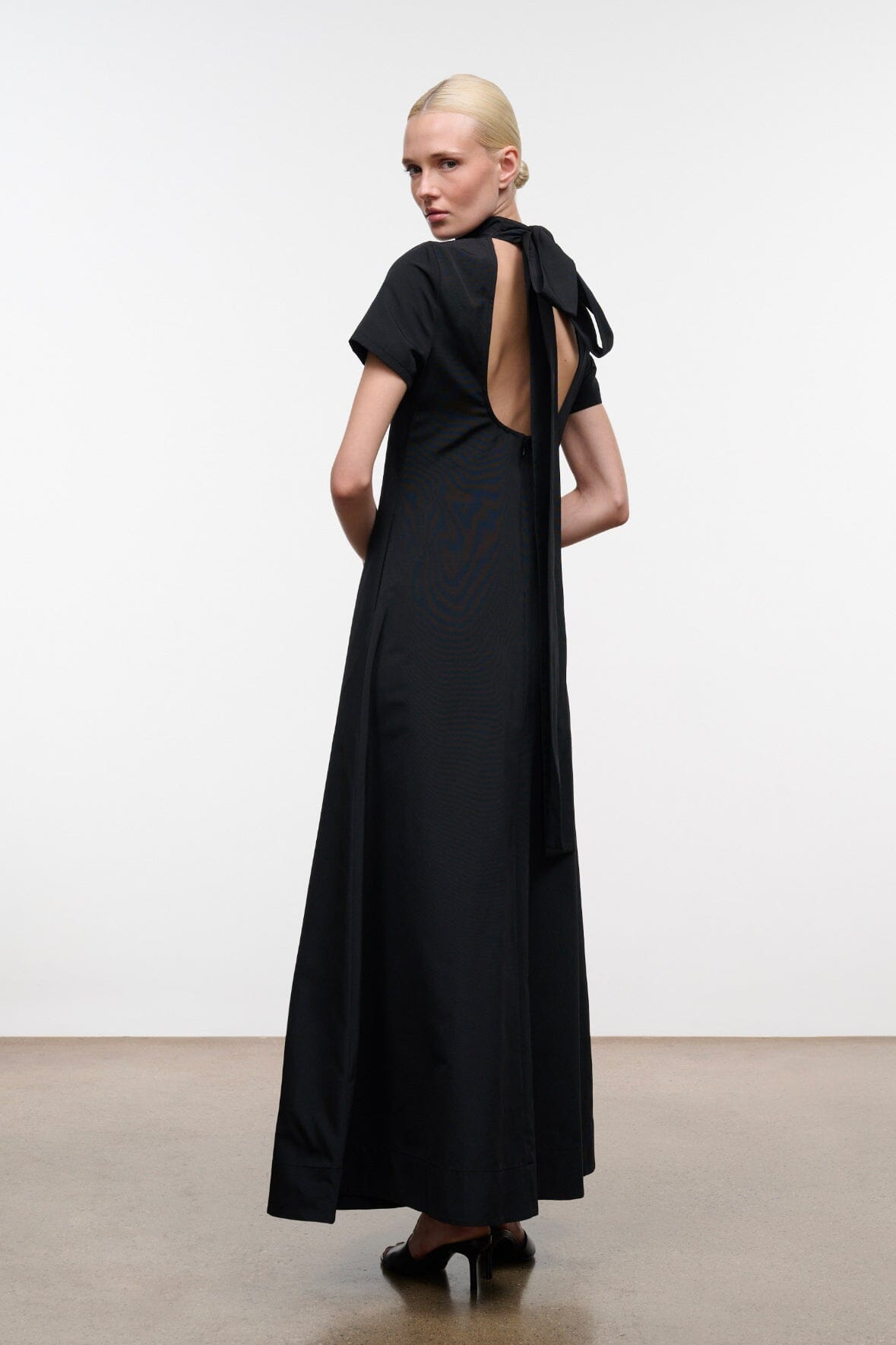 STAUD ILANA DRESS BLACK