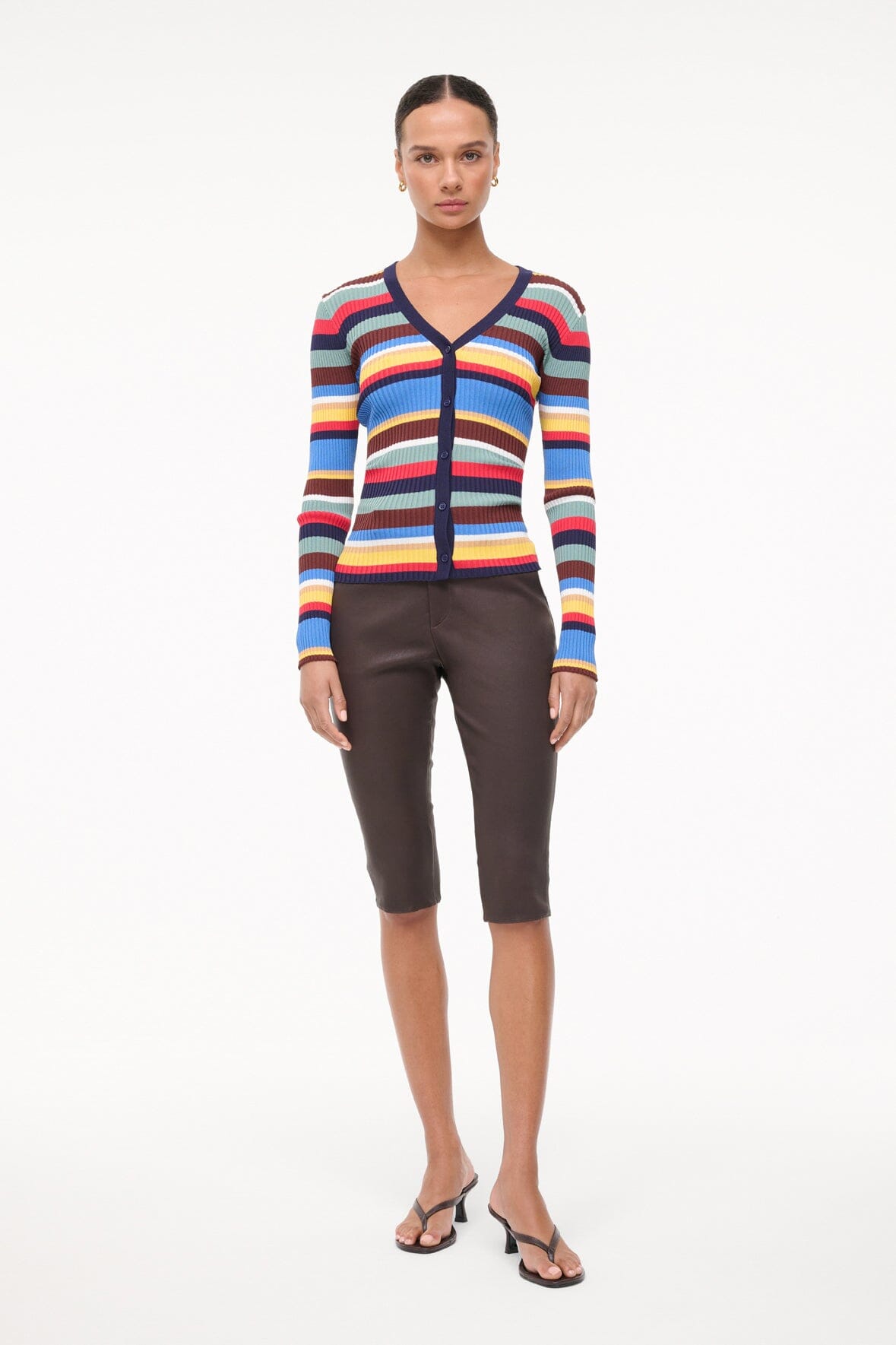 Image CARGO SWEATER | MARKET STRIPE 3 of 5 and Clicking this image will trigger a zoom pop-up
