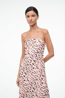 CASSIE SILK DRESS | ALMOND BLACK