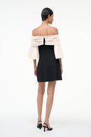Image HARPER DRESS | BLACK IVORY 3 of 6