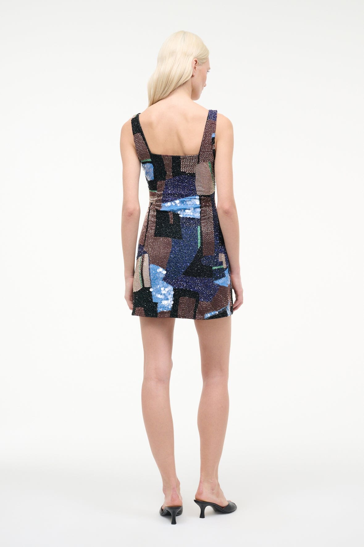 STAUD, Le Sable Dress in Blue Prism, Size Large STAUD, Le Sable Dress in Blue Prism, Size Large