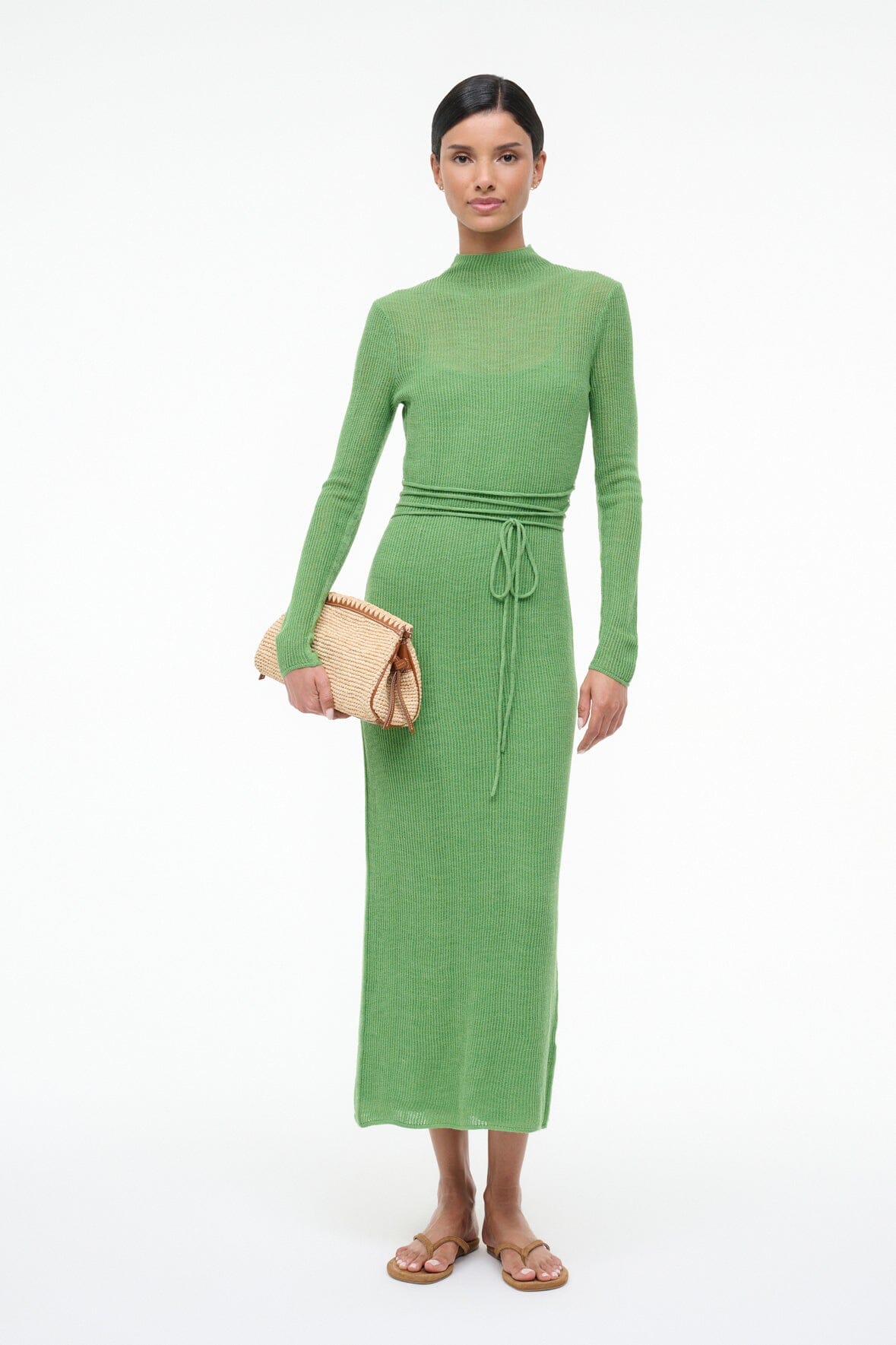 Staud Marianne Dress Leaf Staud Marianne Dress Leaf