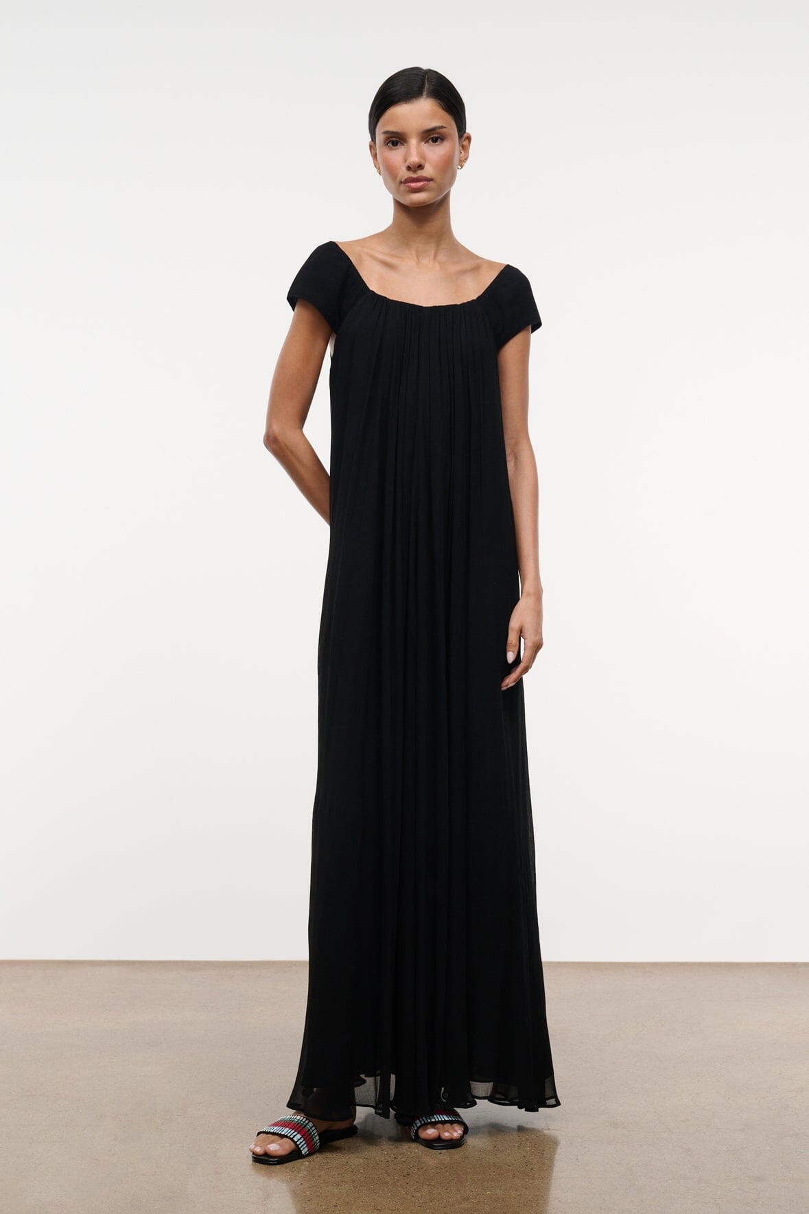 leda knit dress L'Academie Leda Midi Dress in Army Green